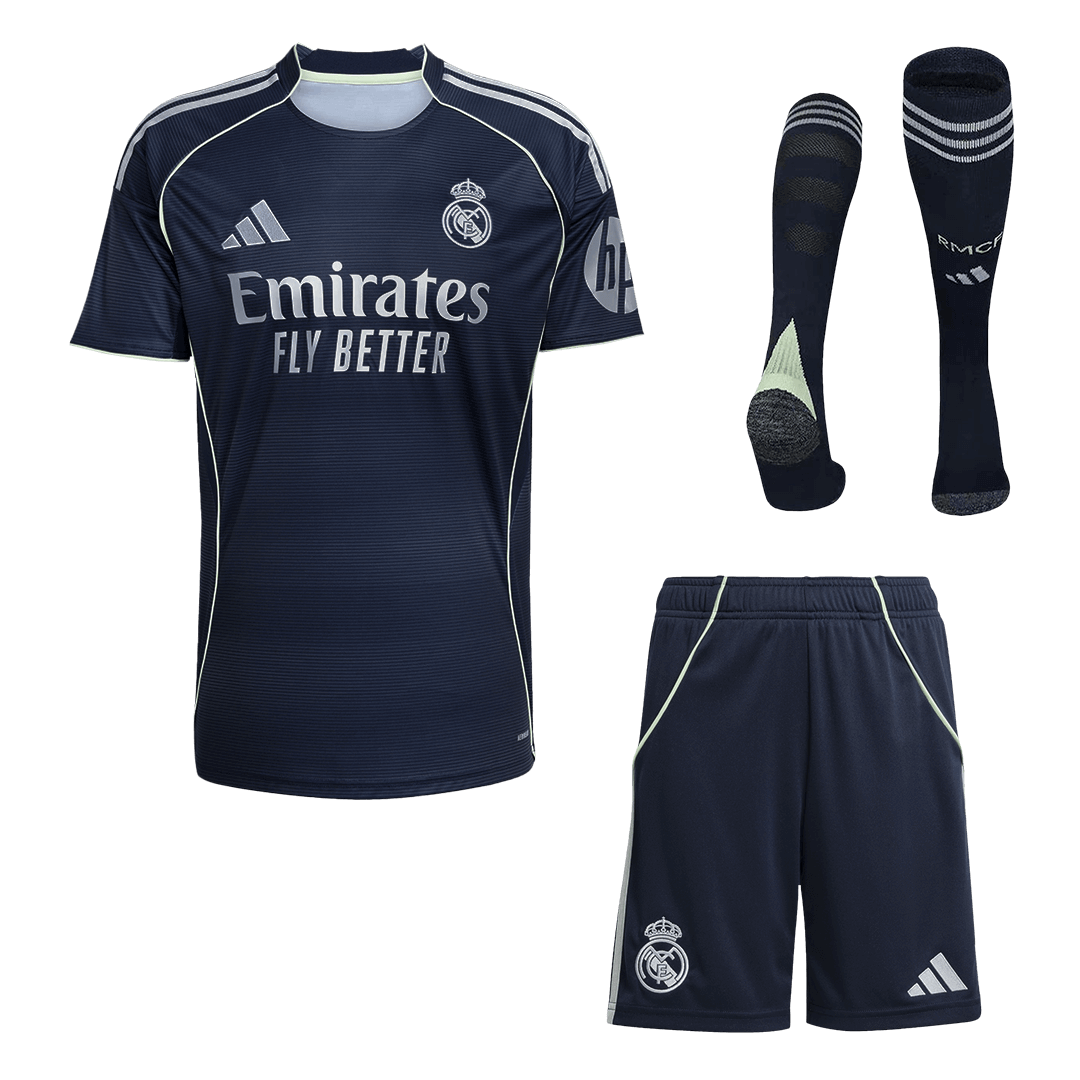 Set Tricouri Fotbal Real Madrid Deplasare 2025/26 - Premium