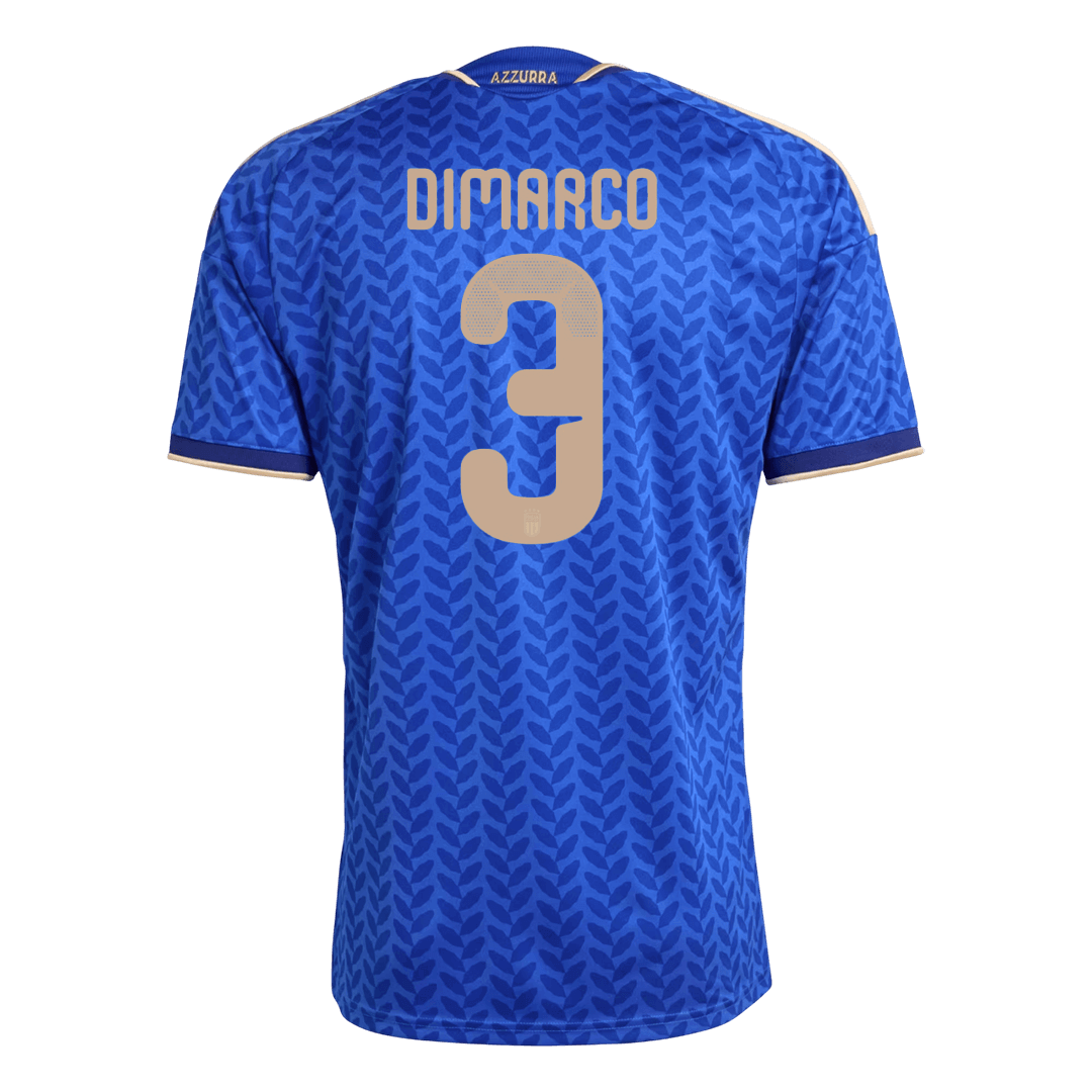 Tricouri Fotbal Italia DIMARCO #3 Acasă Cupa Mondială 2026 - Premium