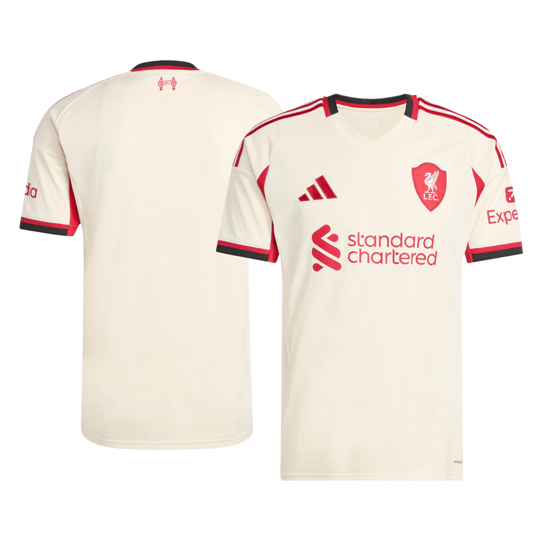 Tricouri Fotbal Liverpool Deplasare 2025/26 (mărime mare)