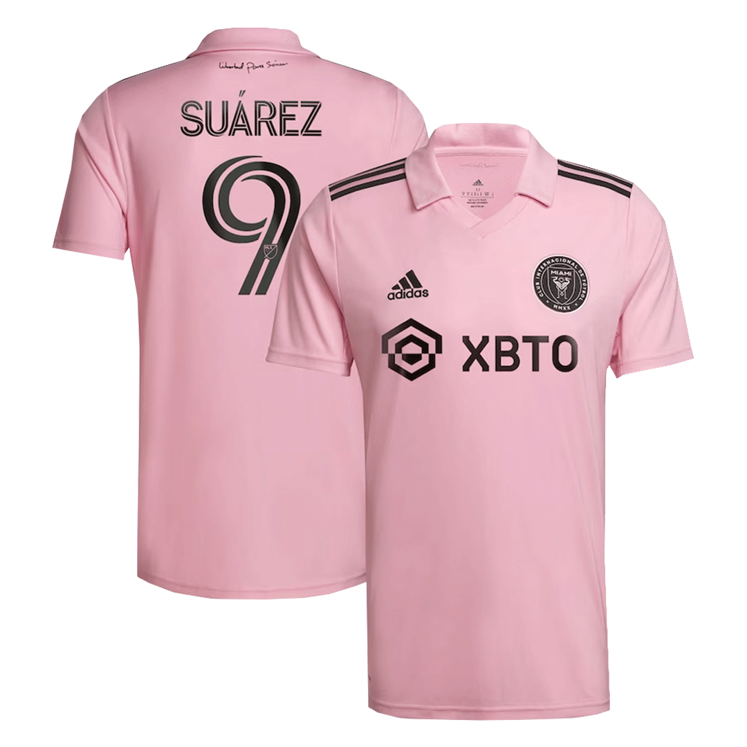 Tricouri Fotbal Inter Miami CF SUÁREZ #9 Acasă 2022 (mărime mare)