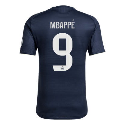 Tricouri Fotbal Real Madrid MBAPPÉ #9 Deplasare 2025/26 Authentic - Premium