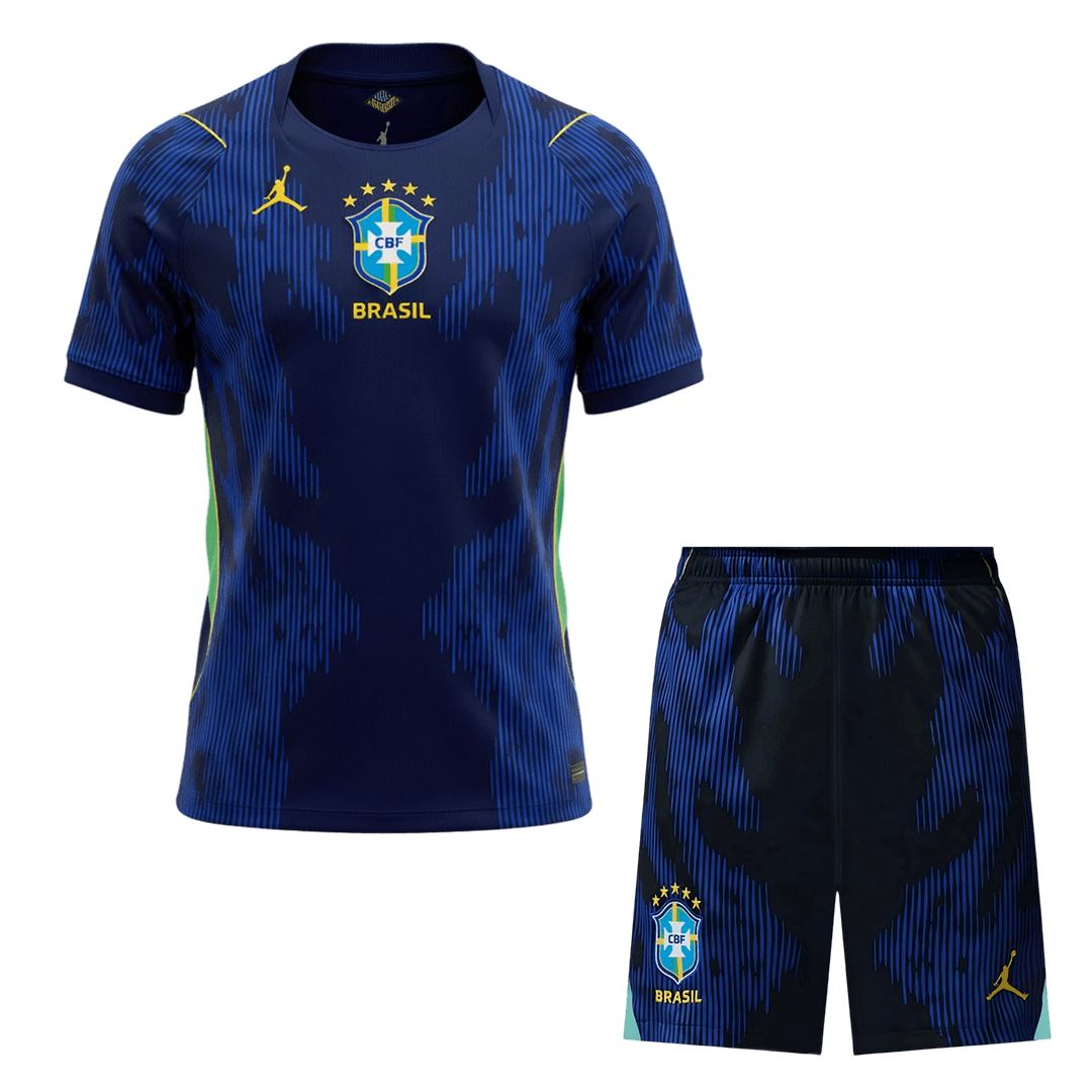 Set Tricouri Fotbal Brazilia Deplasare Cupa Mondială 2026