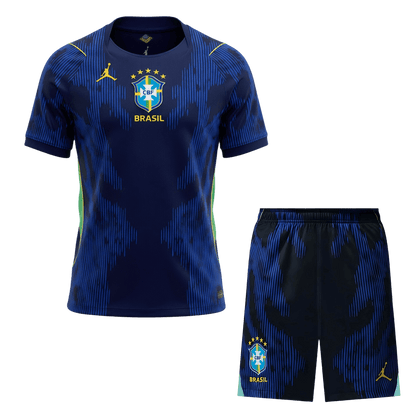 Set Tricouri Fotbal Brazilia Deplasare Cupa Mondială 2026