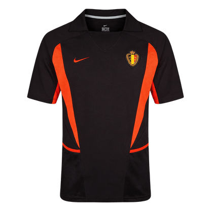 Retro 2002 Belgium Segunda Equipación Copa del Mundo