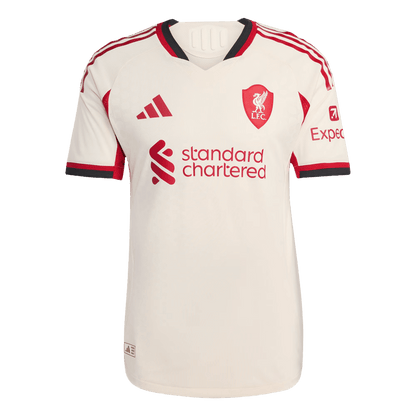 Tricouri Fotbal Liverpool Deplasare 2025/26 Authentic