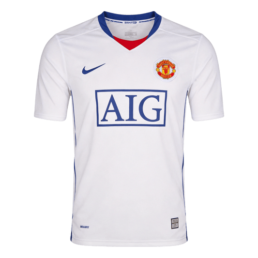 Tricouri Fotbal Vintage Manchester United Deplasare 2008/09