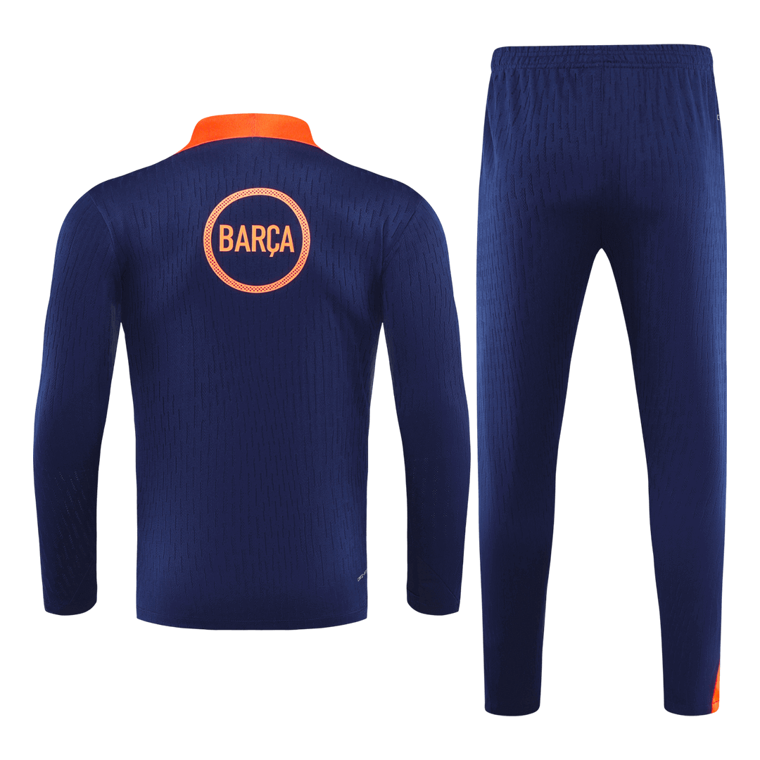 Set Bluză Barcelona 2025/26 Pentru Copii - Black&Orange