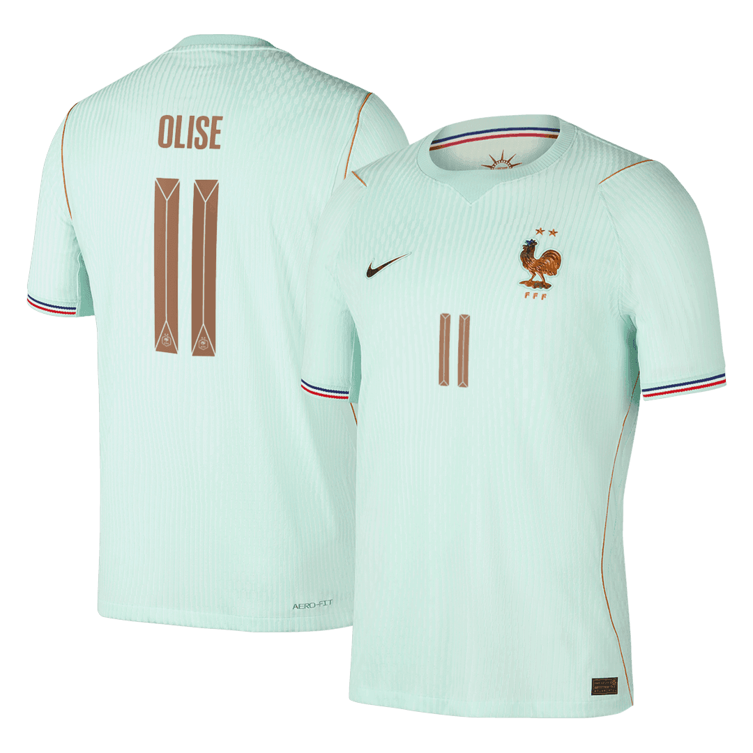 Tricouri Fotbal Franța OLISE #11 Deplasare Cupa Mondială 2026 Authentic