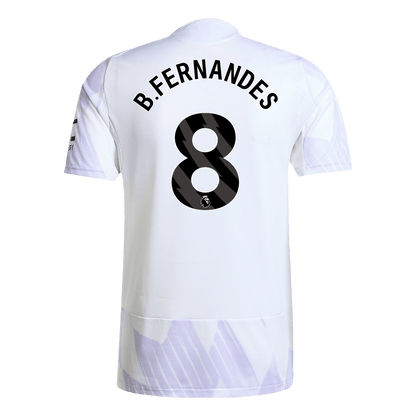 Tricouri Fotbal Manchester United B.FERNANDES #8 Deplasare 2025/26 Authentic