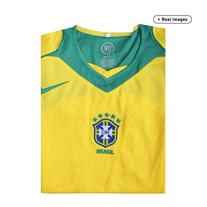 Tricouri Fotbal Vintage Brazilia Acasă 2004