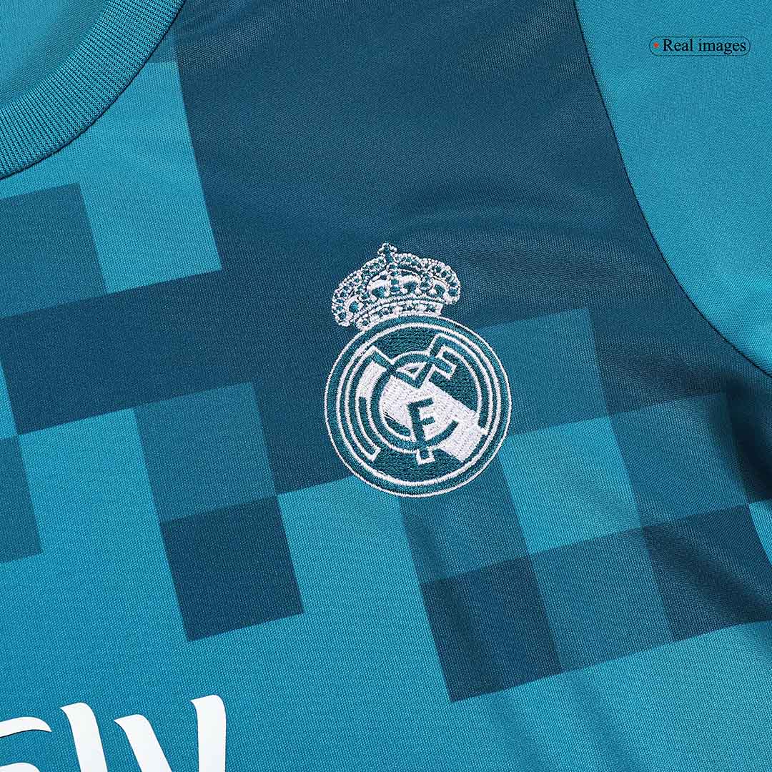 Set Tricouri Fotbal Real Madrid Treilea 2017/18 Pentru Copii