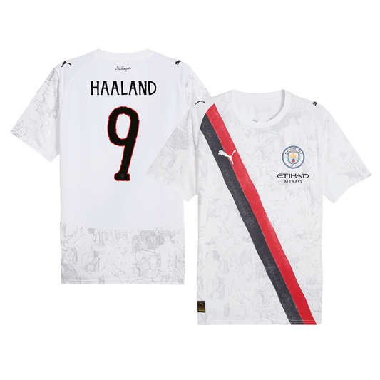 Tricouri Fotbal Manchester City KidSuper HAALAND #9 2025/26 - Club World Cup (mărime mare)