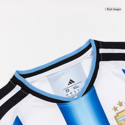 Set Tricouri Fotbal Argentina Acasă 2025/26 Pentru Copii - Premium