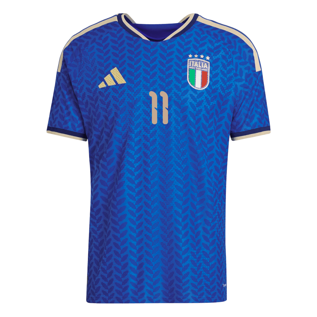 Tricouri Fotbal Italia RASPADORI #11 Acasă Cupa Mondială 2026 Authentic