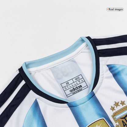 Set Tricouri Fotbal Argentina J.ÁLVAREZ #9 Acasă Cupa Mondială 2026 Pentru Copii - Super