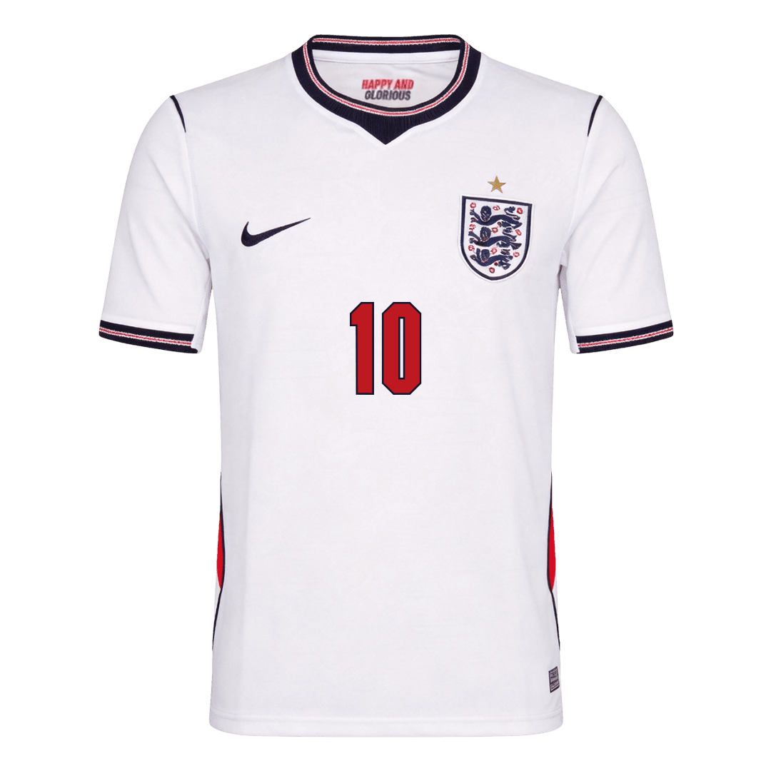 Tricouri Fotbal Anglia BELLINGHAM #10 Acasă Cupa Mondială 2026