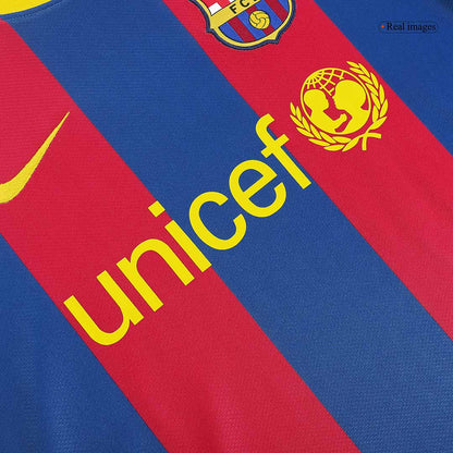 Tricouri Fotbal Vintage Barcelona Acasă 2010/11