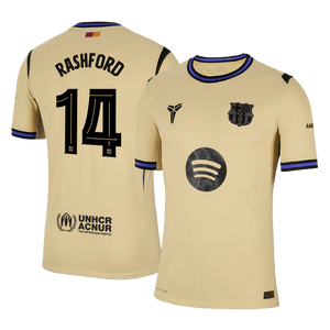 Tricouri Fotbal Barcelona RASHFORD #14 Deplasare 2025/26 Authentic - UCL