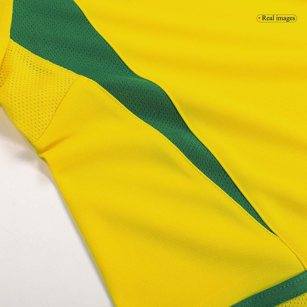Tricouri Fotbal Vintage Brazilia CAFU #2 Acasă 2002/03